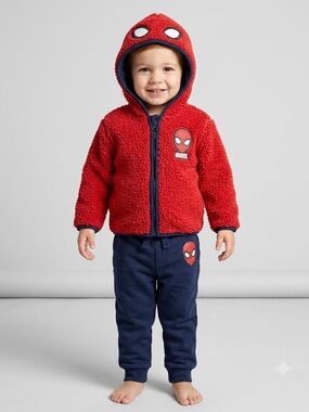 Marvel Spiderman zip up hoodie with pants
